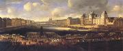 View of Paris with the Louvre (mk05), French school
